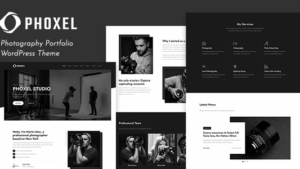 Phoxel v1.0 Photography Portfolio WordPress Theme