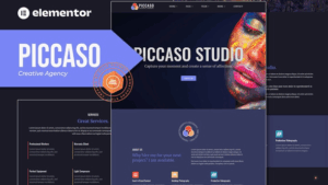 Piccaso - Photography Elementor Template Kit