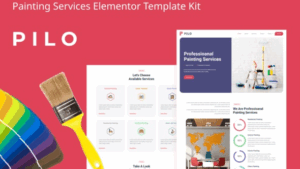 Pilo - Painting Services Elementor Template Kit