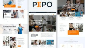 Pipo - Plumber Services Elementor Template Kit