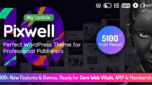 Pixwell (v11.6) Modern Magazine WordPress Theme