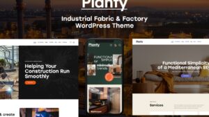 Planty v1.23.0 (Activated) Industrial Fabric & Factory WordPress Theme