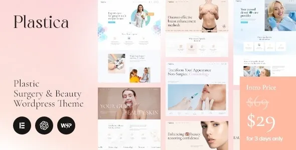 Plastica (v1.9.0) Plastic Surgery & Beauty WordPress Theme
