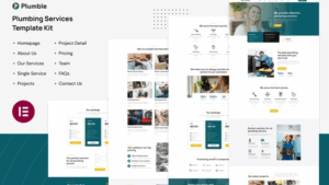 Plumble - Plumbing Services Elementor Template Kit