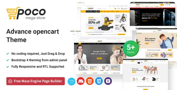 Poco v1.7 Advanced OpenCart Theme