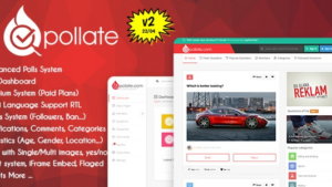 Pollate v2.1 Premium Polls and Voting Platform