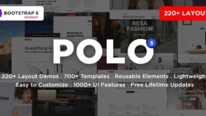 Polo v5.9.9 Responsive Multi-Purpose HTML5 Template