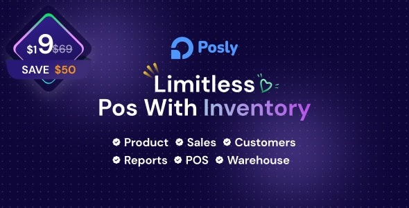 Posly v1.2 Pos with inventory Management System