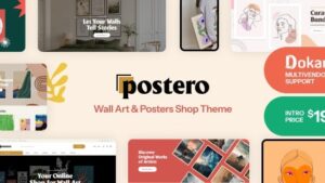 Postero (v1.2.1) Wall Art & Poster WooCommerce Theme