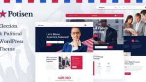 Potisen v1.2.8 Election & Political WordPress Theme #