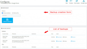 PrestaBackup PRO (+ Google Drive) v1.3.1 [v1.6-v1.7] Prestashop