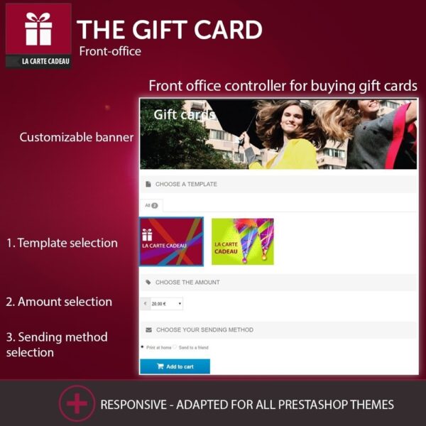 The Gift Card Module v1.15.0 Prestashop [v1.6-v1.7]
