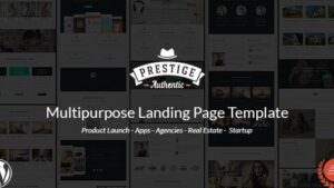 Prestige v1.3.6.3 Multi Purpose WordPress Landing Pages