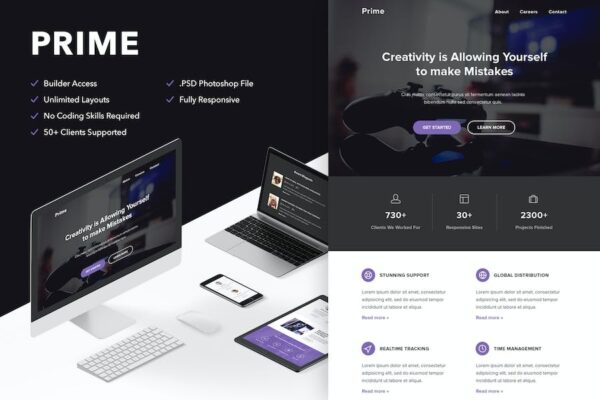 Prime v1.0 Responsive Email + Themebuilder Access