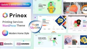 Prinox (v2.1.7) Printing Services WordPress Theme