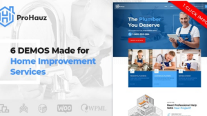 ProHauz (v1.2.8) Handyman & Plumber WordPress Theme