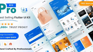 Prokit Flutter (v6.5.0) Biggest Flutter UI Kit