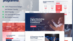 Programma GPL - Event & Conference Elementor Template Kit