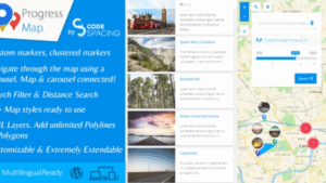 Progress Map Wordpress Plugin v5.8 + Addons