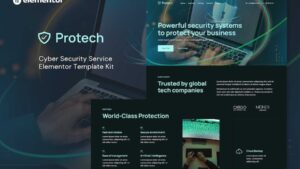 Protech - Cyber Security Service Elementor Template Kit