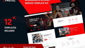 Protel - Broadband & Internet Provider Template Kit