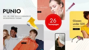 Punio (v1.1.3) All-in-one WooCommerce WordPress Theme
