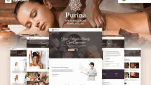Purina - Spa & Wellness Elementor Template Kit