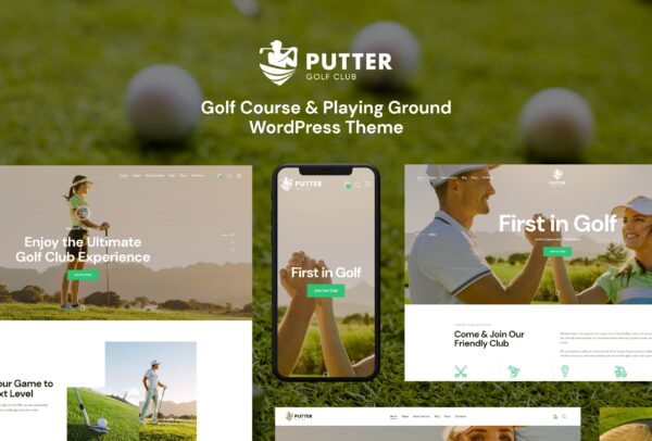 Putter v1.20.0 Golf Course & Playing Ground WordPress Theme