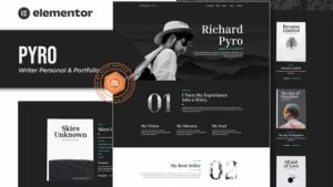 Pyro - Witer Portfolio Elementor Template Kit
