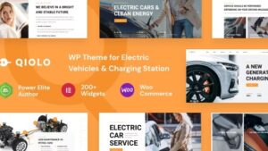 Qiolo v1.0.5 Vehicle & EV Charging WordPress Theme