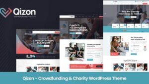 Qizon (v1.1.8) Crowdfunding & Charity WordPress Theme