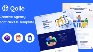 Qolle (v1.0) Creative Agency React NextJs Template