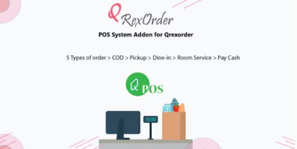 Qpos POS system Addon for Qrexorder 13 April 2024