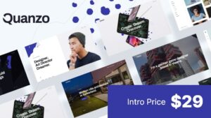 Quanzo (v1.0.9) Personal Portfolio WordPress Theme