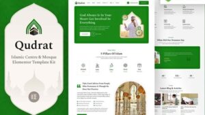 Qudrat – Islamic Center & Mosque Elementor Template Kit