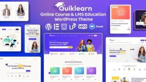 Quiklearn (v2.4.1) Education WordPress Theme