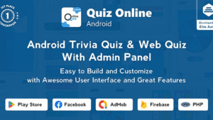 Fixed* Quiz Online v7.1.5 Trivia Quiz | Android Quiz Game with Web Quiz + Admin Panel [Activated]