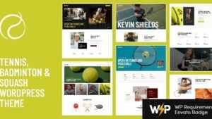 Racquet (v1.16.0) Tennis, Badminton & Squash WordPress Theme