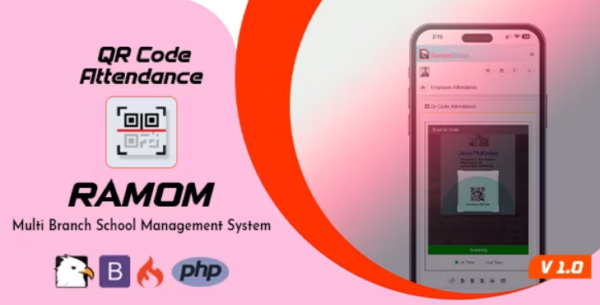 Ramom School QR Code Attendence v2.0