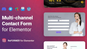 ReFormer (v1.0.6) Multichannel Contact Form for Elementor