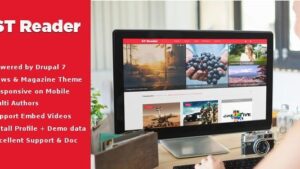 Reader v1.6 News & Magazine Drupal Theme