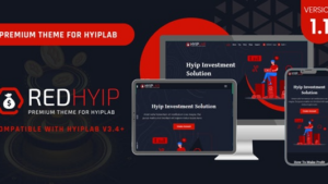 RedHyip v1.2 Premium Theme For HYIPLAB
