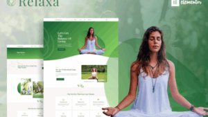 Relaxa - Yoga Teacher & Studio Elementor Template Kit