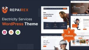 Repairex v1.0 Electricity Services WordPress Theme