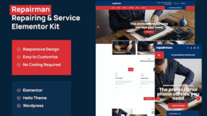 Repairman - Gadget Repair & Service Elementor Template Kit