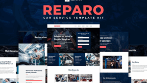 Reparo - Car Service Elementor Template Kit