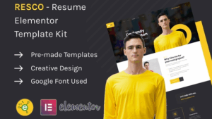 Resco - Resume Elementor Template Kit