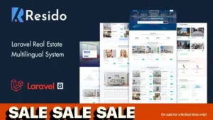 Resido (v4.0.0) Laravel Real Estate Multilingual System  [Activated]