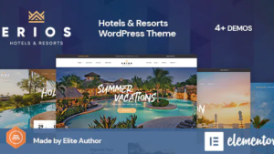 Resort & Hotel WordPress Theme Erios (v1.2.6)