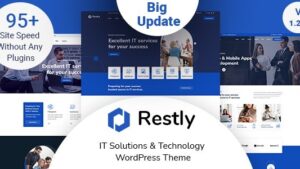 Restly (v1.3.8) IT Solutions & Technology WordPress Theme